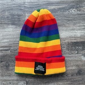 Marc Jacobs Kids Striped Rainbow Hat
